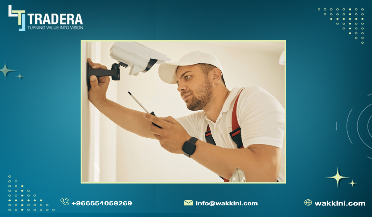تركيب كاميرات المراقبة اللاسلكية في الندوة